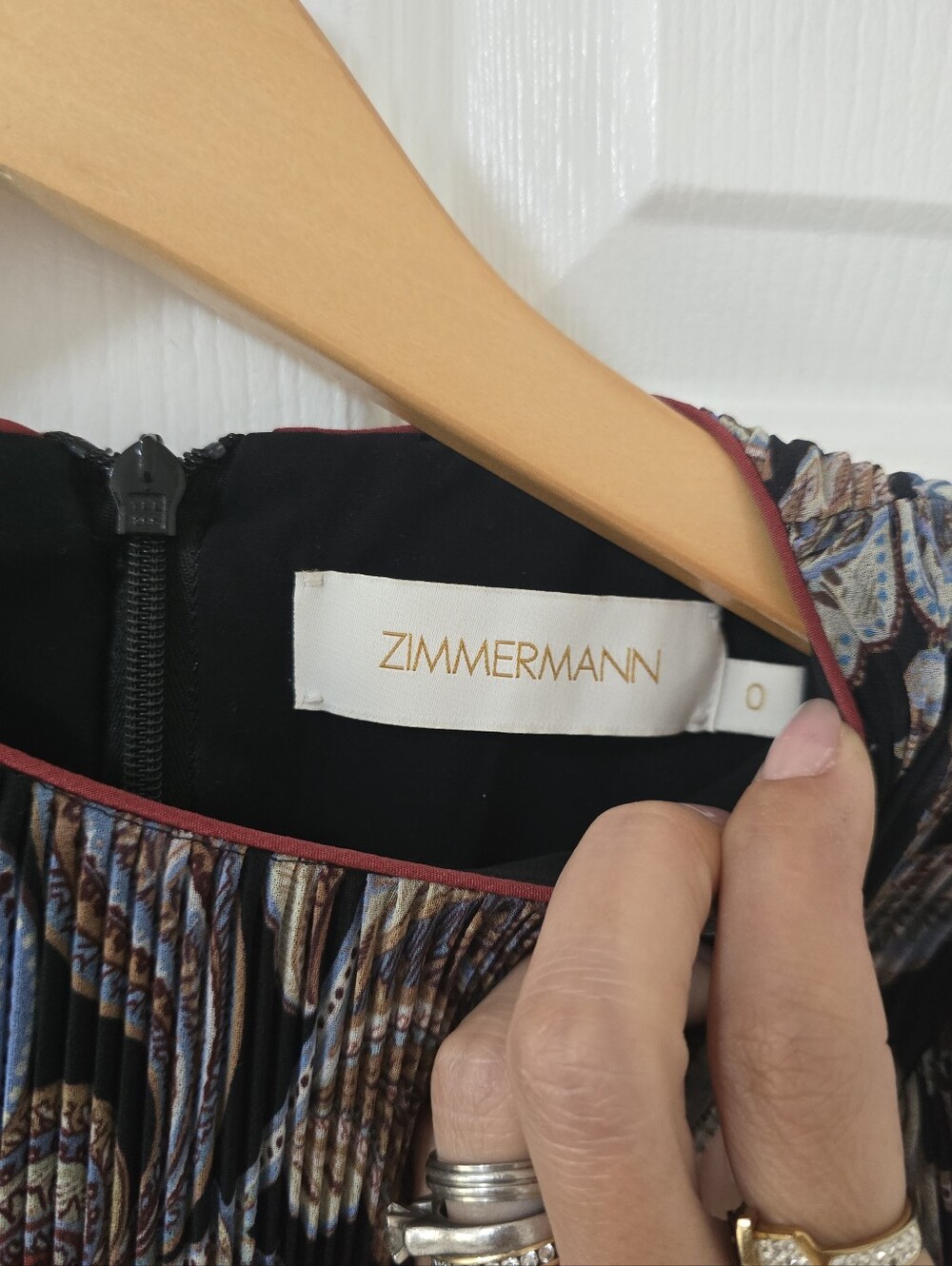 Zimmermann Ladybeetle Pleated Belted Maxi Dress Size 4 - Picture 5 of 9
